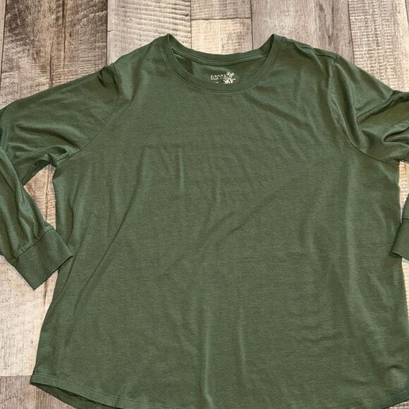 - TERRA & SKY Long sleeve‎ top- size 2XL - Picture 1 of 6